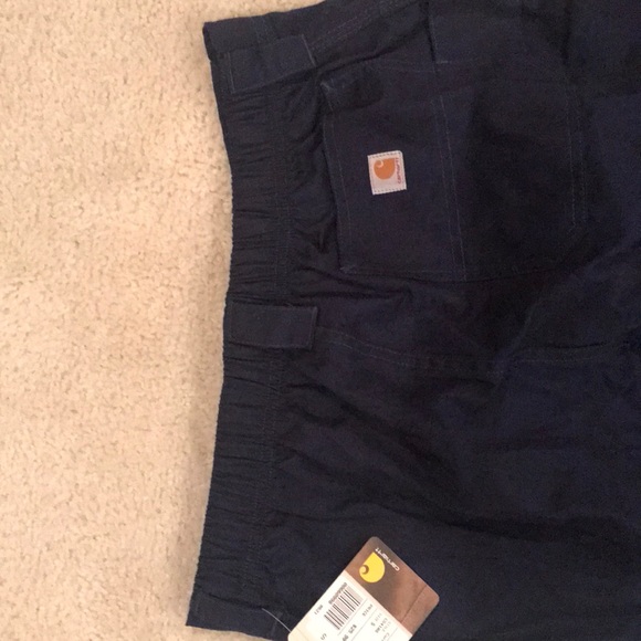 (2) Pairs of Carhartt Navy Blue Scrub Pants - Picture 6 of 8